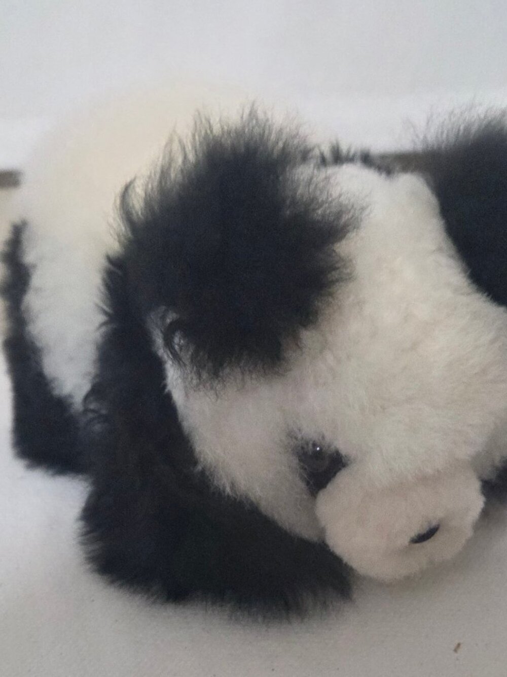 Baby Alpaca Fur Panda Teddy Bear 12" inch - Very Soft